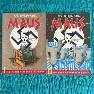 Maus I and II Graphic Novel Set